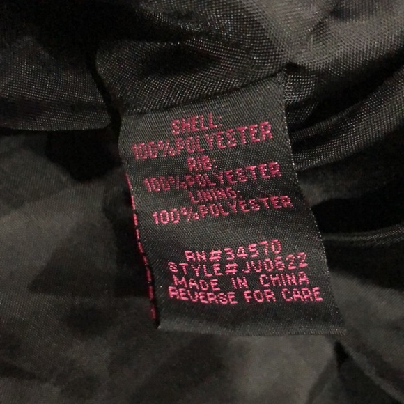 B SWEET Clothing Co women’s black bomber jacket size L NWOT never used - Picture 13 of 16